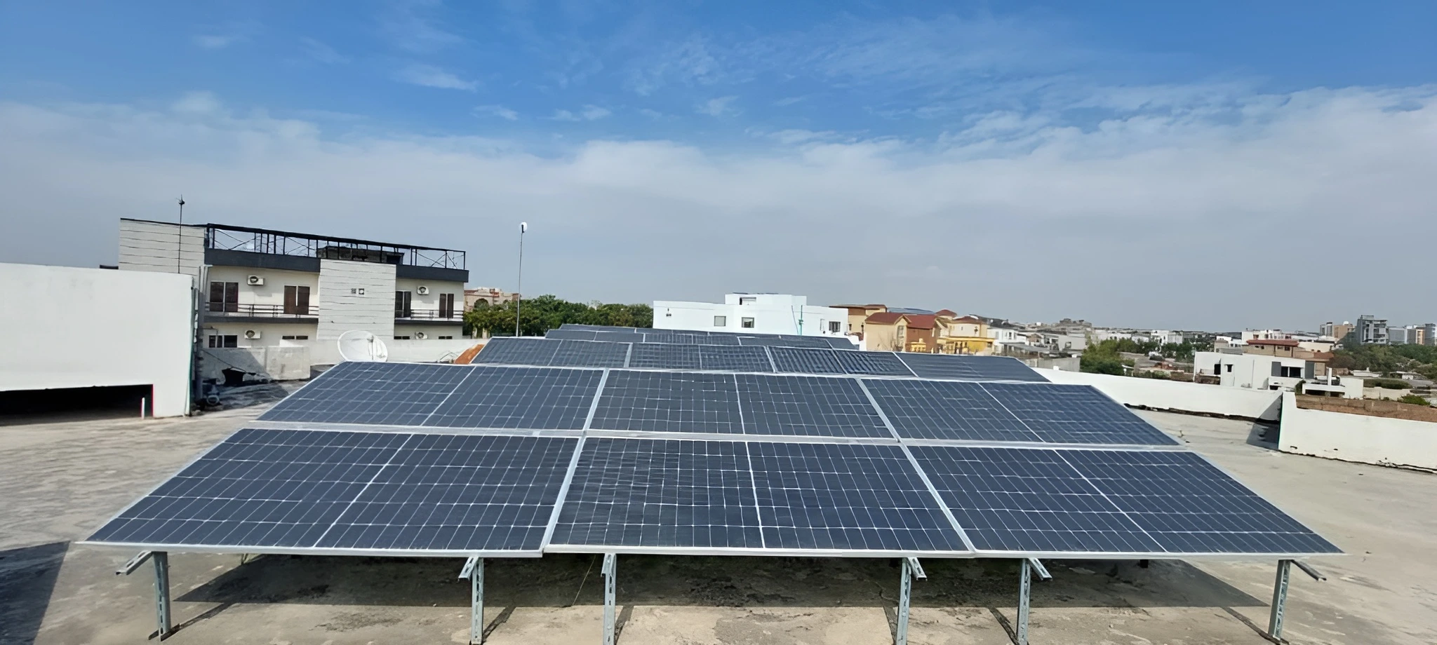 Solar panel installation in Mirpur AJK providing affordable clean energy solutions