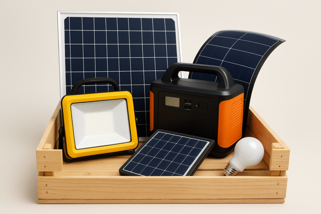 Solar product supply services in Mirpur by KompasSolar, providing high-quality solar panels, inverters, batteries, and other equipment for residential and commercial installations.