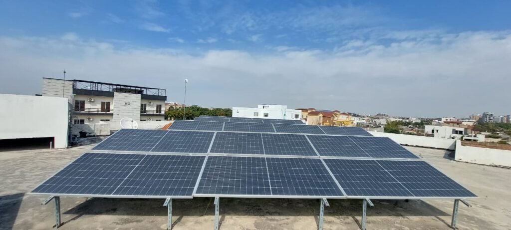 7kW solar system Mirpur AJK with 12kW inverter installation at Valley Home