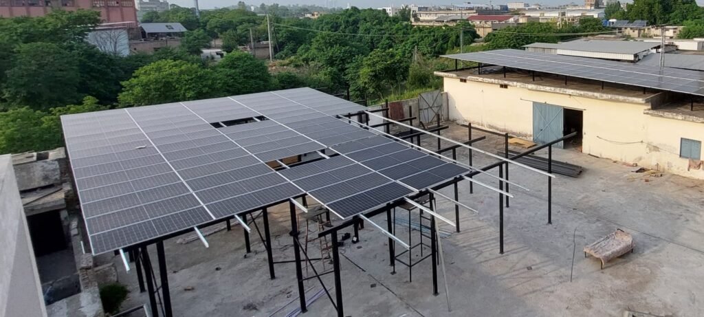 20kW solar system installation in Mirpur AJK with dual 10kW inverters and high-efficiency solar panels